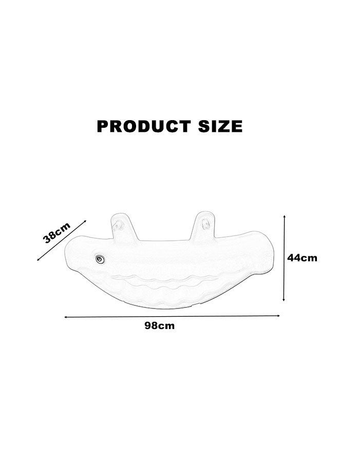 JSAITOYS N06206R Plastic Whale Seesaw Kids Rocking Toy Children Ride on Balance Toy for Kindergarten - Image 2