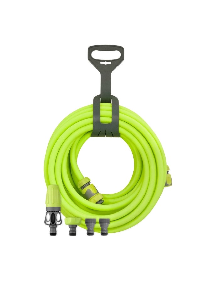 Flexzilla Garden Hose Kit with Quick Connect Attachments Green and Grey 50 ft x 1/2 Inch HFZG12050QN - Image 2