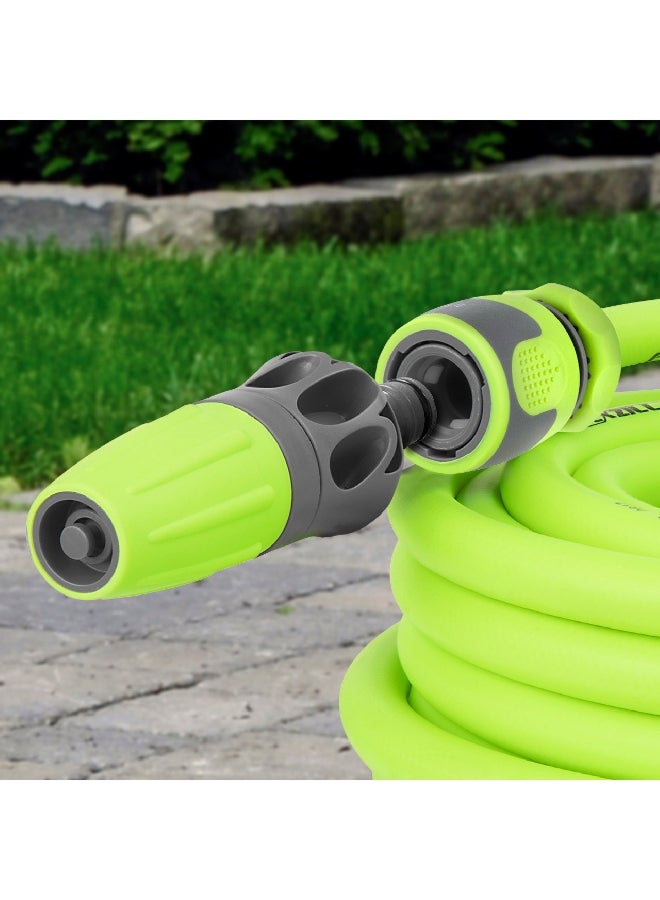 Flexzilla Garden Hose Kit with Quick Connect Attachments Green and Grey 50 ft x 1/2 Inch HFZG12050QN - Image 4