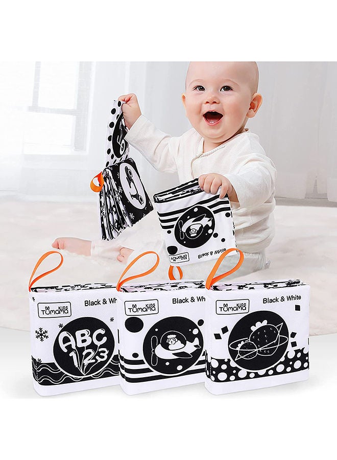 إسكدنيا مجموعة كتب تعليمية للأطفال مصنوعة من القماش، 3 قطع - Image 4