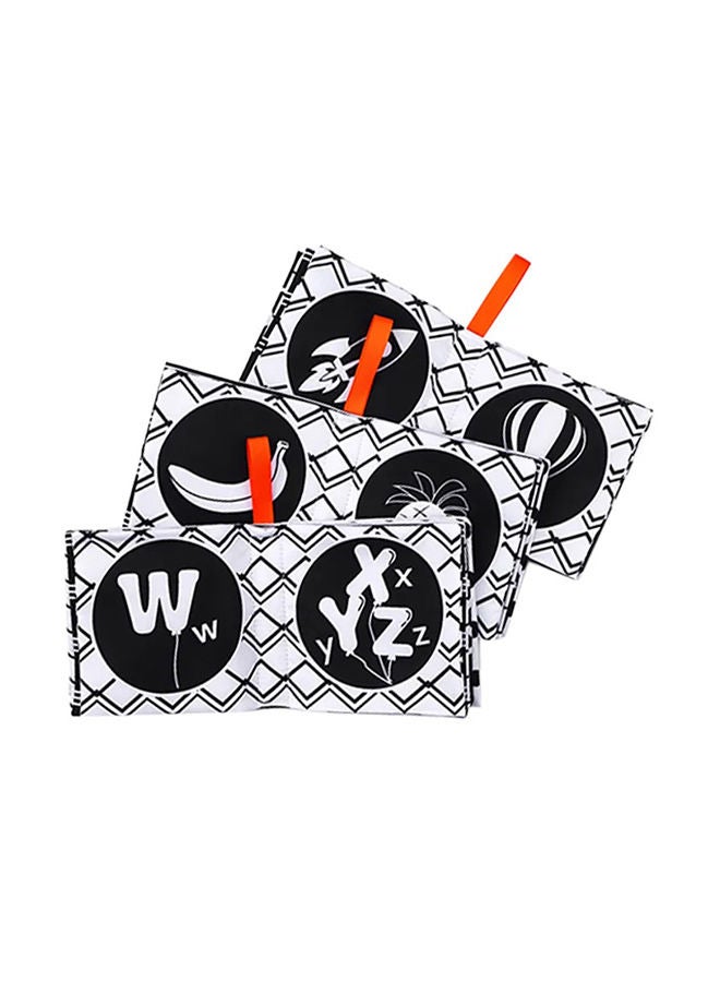 إسكدنيا مجموعة كتب تعليمية للأطفال مصنوعة من القماش، 3 قطع - Image 1