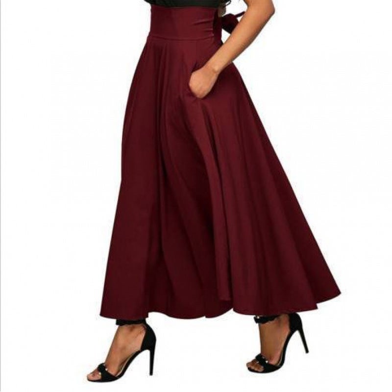 2026 New Multicolor A-line Maxi Skirt, Hot Selling Versatile Skirt - Image 3