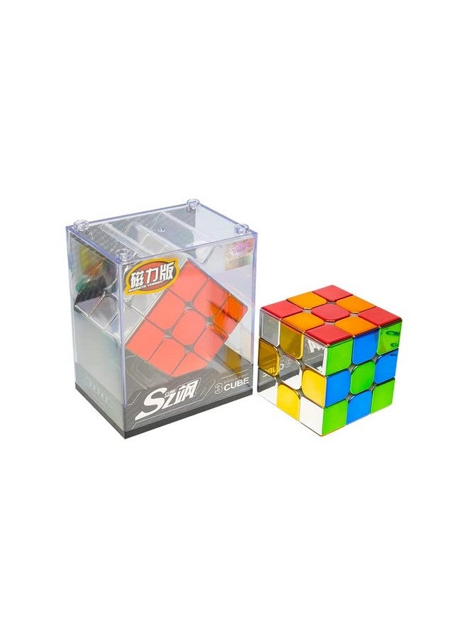 CuberSpeed Cuberspeed Cyclone Boys Metallic 3x3 M Speed Cube Magnetic Version  - Image 4