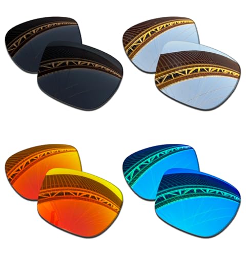 LenzProse 15MM Polarized Replacement Lenses for Oakley Sliver OO9262Sliver Asian Fit OO9269 57mmSliver F Foldable Folding OO9246 Sunglasses AntiScratch Perfectly Fit - Image 1