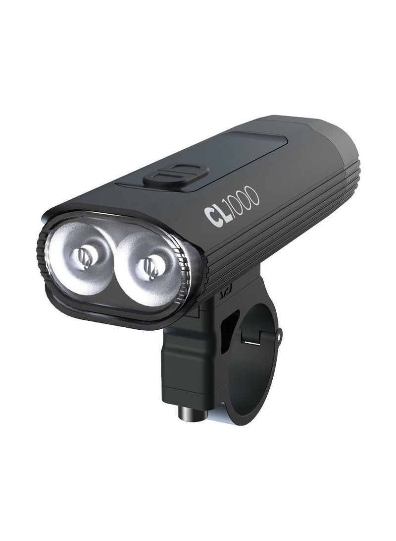 Oxford Ultratorch CL 1000 Headlight – USB Rechargeable Bike Light – 1000 Lumens Output – Waterproof – 6 Light Modes – Size One