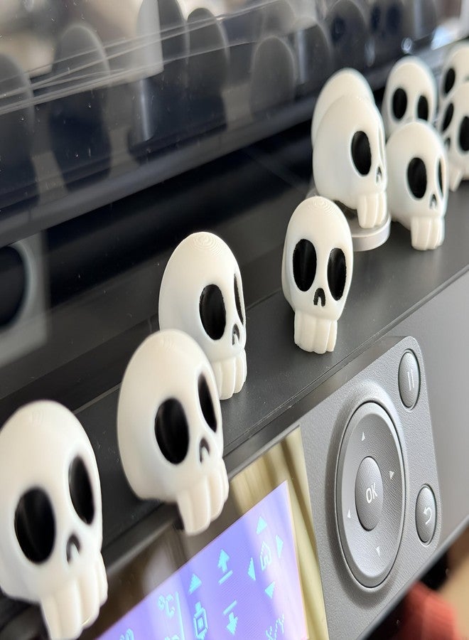 Beoals 3DHalloween Decorative Skull Toy, White Mini Skulls, Gothic Party Decor, Figure Toy,Pack of 1 (10 Pcs) - Image 2
