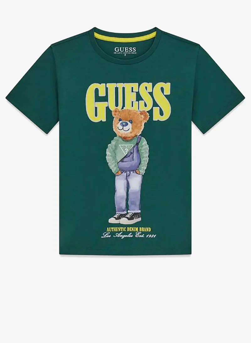 GUESS Youth Graphic Crew Neck T-Shirt