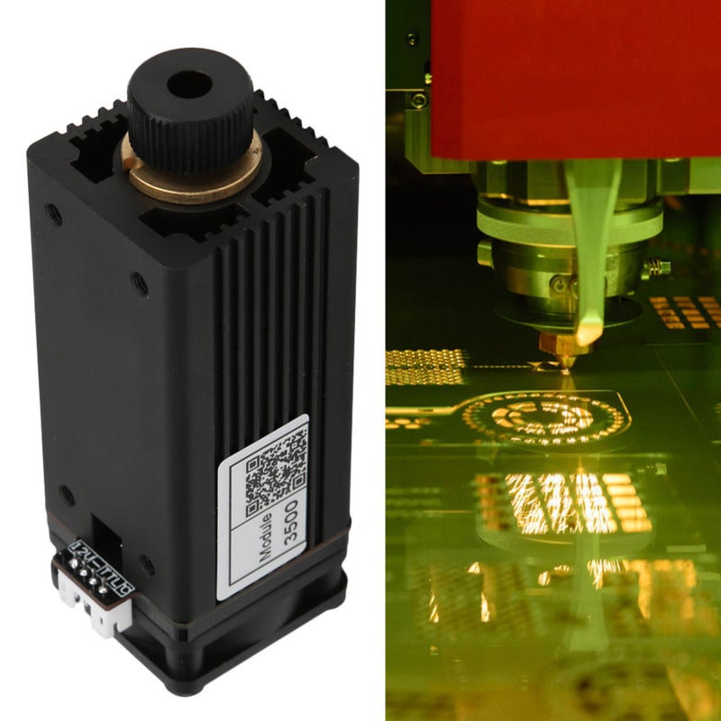 Laser Module: 0.5-1mm Engraving Depth, 0.5mm Cutting Capability - PWM Adjustable Power for Precise Control, Grayscale Engraving for Wood, Leather, Blackening Plastics - Image 5