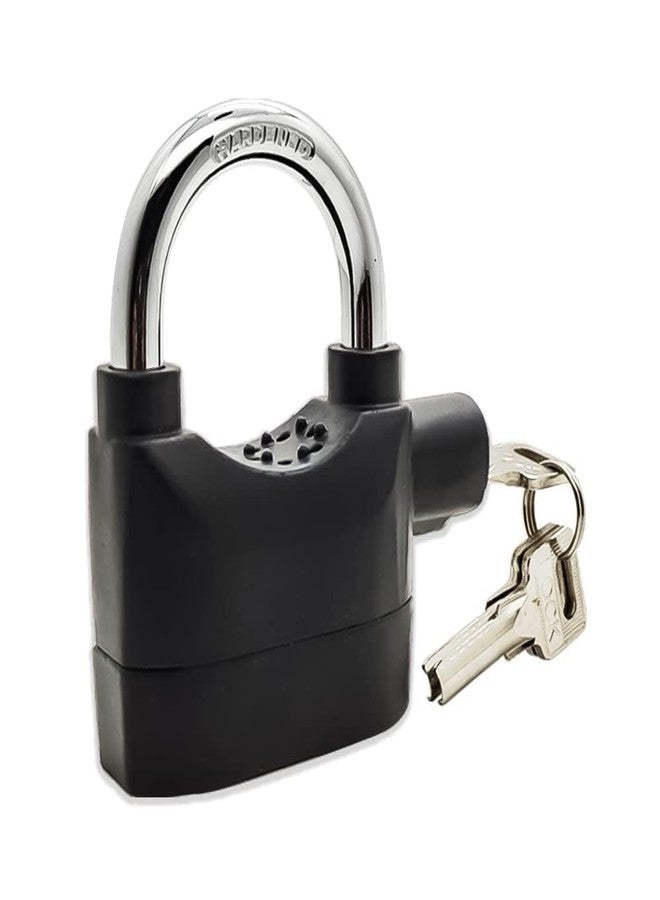 Luckymorden Alarm Security Lock for Home and Office Door with Motion Sensor and 3 Keys (Black) - Image 1