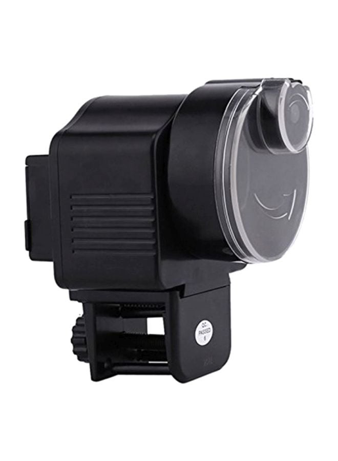 OUTAD Automatic Electronic Fish Food Feeder Black 11x8.5x11.5cm - Image 2