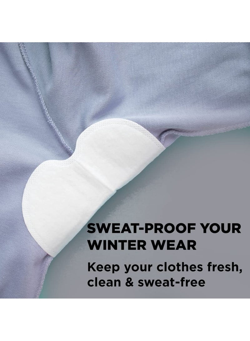 PeeSafe Sweat Pads For Underarm, Breathable And Deodorizing, Prevents Stains, Absorbs Sweat & Unpleasant Armpit Odour, Premium Qualuity Self Adhesive Glue – 14 Folded Pads (Pack of 2) - Image 4