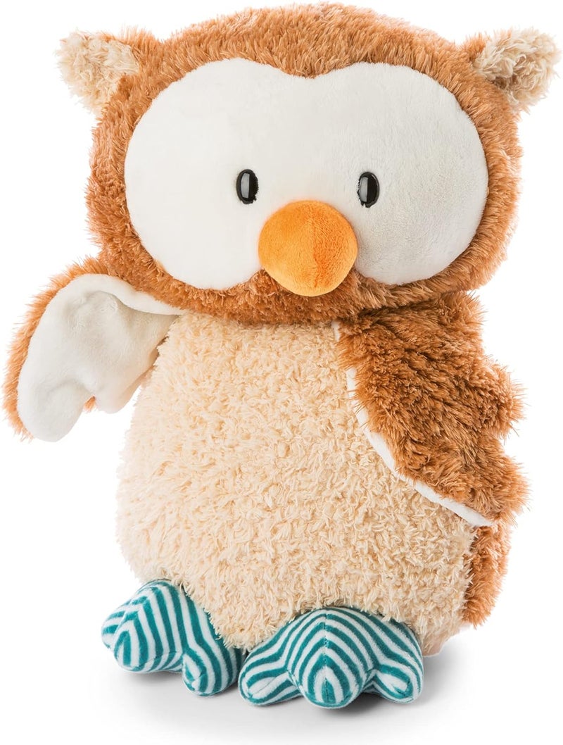 NICI 47095 Cuddly Toy Baby Owlino 70 cm Plush Toy for Girls, Boys & Babies - Stuffed Toy Owl for Cuddling, Playing & Sleeping - Cosy Cuddly Toy from 0 Months, Brown/Green - Image 1