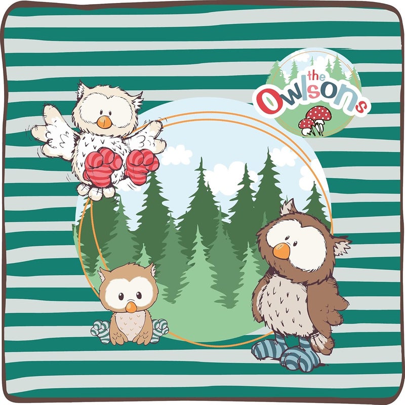 NICI 47095 Cuddly Toy Baby Owlino 70 cm Plush Toy for Girls, Boys & Babies - Stuffed Toy Owl for Cuddling, Playing & Sleeping - Cosy Cuddly Toy from 0 Months, Brown/Green - Image 2