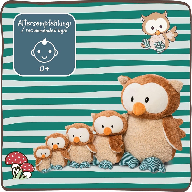 NICI 47095 Cuddly Toy Baby Owlino 70 cm Plush Toy for Girls, Boys & Babies - Stuffed Toy Owl for Cuddling, Playing & Sleeping - Cosy Cuddly Toy from 0 Months, Brown/Green - Image 5