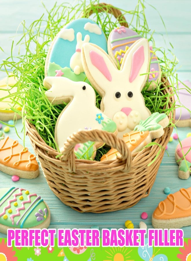 Seifar 5.3oz/150g Easter Grass Basket Filler, Green Pink Yellow Recyclable Shred Paper Shred Fillers Easter Basket Grass for Easter Gift Basket Gift Wrapping Party Decorations - Image 4