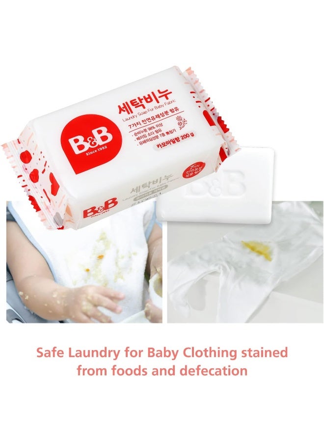 B&B [B&B] b&b Laundry Soap for Baby Clothing [(Chamomile) - 200g 3EA]  - Image 4