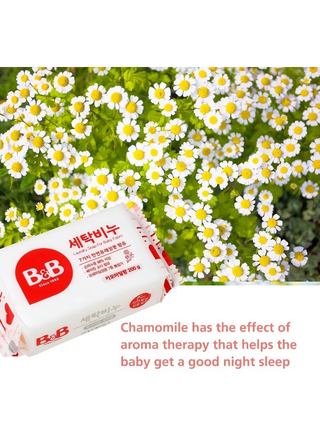 B&B [B&B] b&b Laundry Soap for Baby Clothing [(Chamomile) - 200g 3EA]  - Image 5