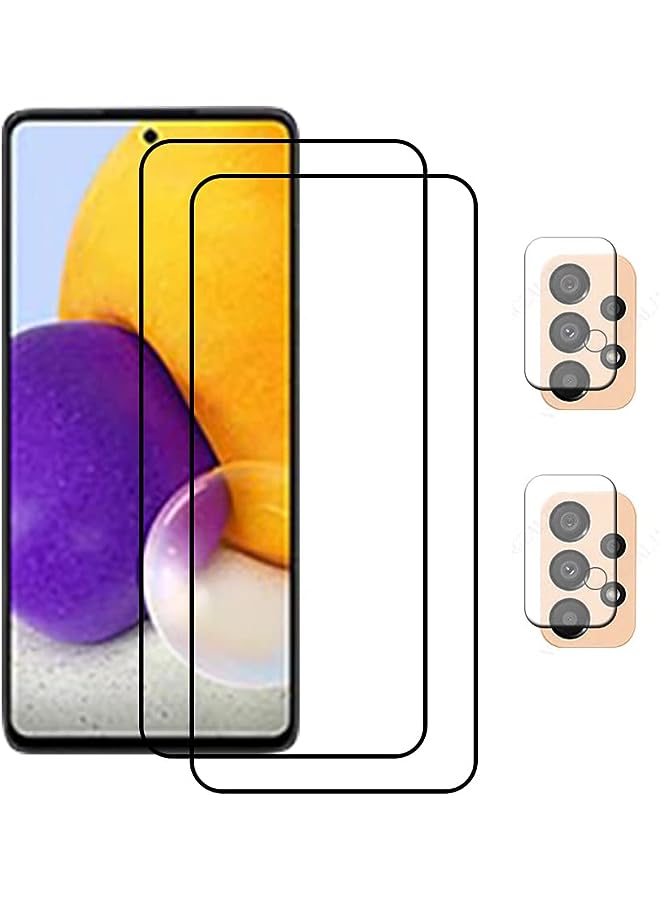 IAF Samsung Galaxy A51 screen Protector Glass Full Glue Screen Guard Anti Explosion 2.5D for Samsung Galaxy A51 by Nice.Store.UAE