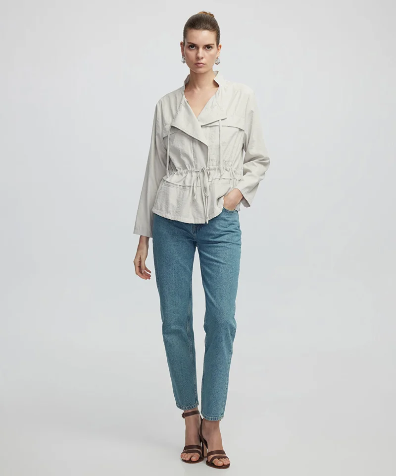 Ipekyol  Adjustable waist unlined jacket for Women | Best Price UAE