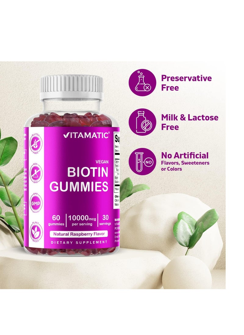 Biotin Gummies 10,000 mcg for Stronger Hair, Skin & Nails 60 Gummies 30 Servings - pzsku/Z92B067816DA12D59BF9FZ/45/_/1740568364/ee64f87d-3294-4bb2-9726-24e4cbc24cdf