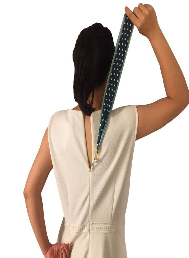 ZipSeven Zipper Puller for Dress and Boots Zipper Helper Zip Up and Down Pull Assistant with Easy Zip Aid Puller by Yourself with Jewelry (Green, Standard) - Image 4