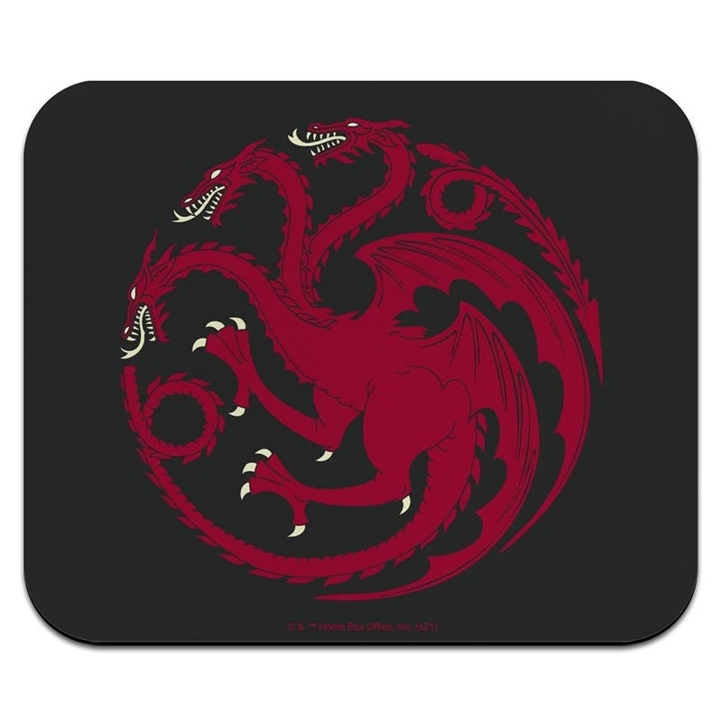 GRAPHICS & MORE Game of Thrones Targaryen Sigil Low Profile Thin Mouse Pad Mousepad Rubber multi-colored - Image 5