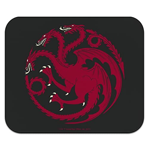 GRAPHICS & MORE Game of Thrones Targaryen Sigil Low Profile Thin Mouse Pad Mousepad Rubber multi-colored - Image 1