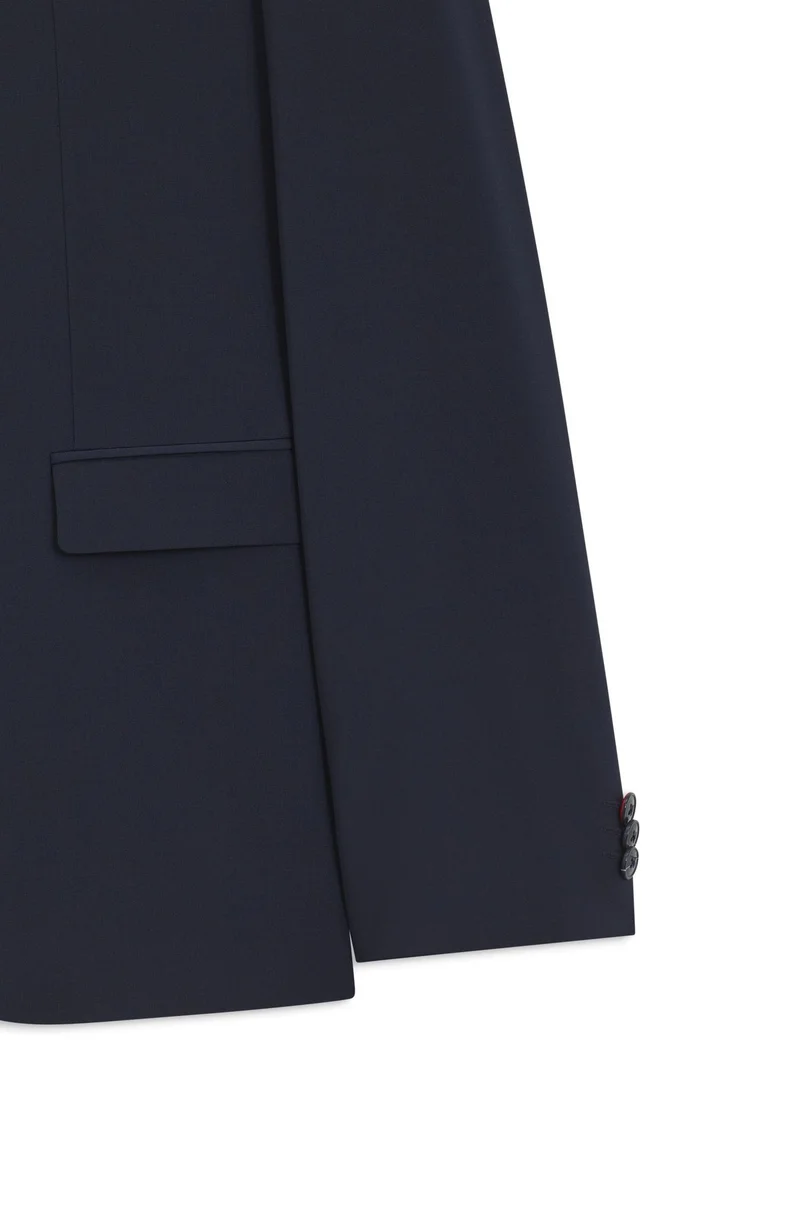 HUGO Dark Blue Two-piece extra-slim-fit suit in a wool blend for Men | Best Price UAE