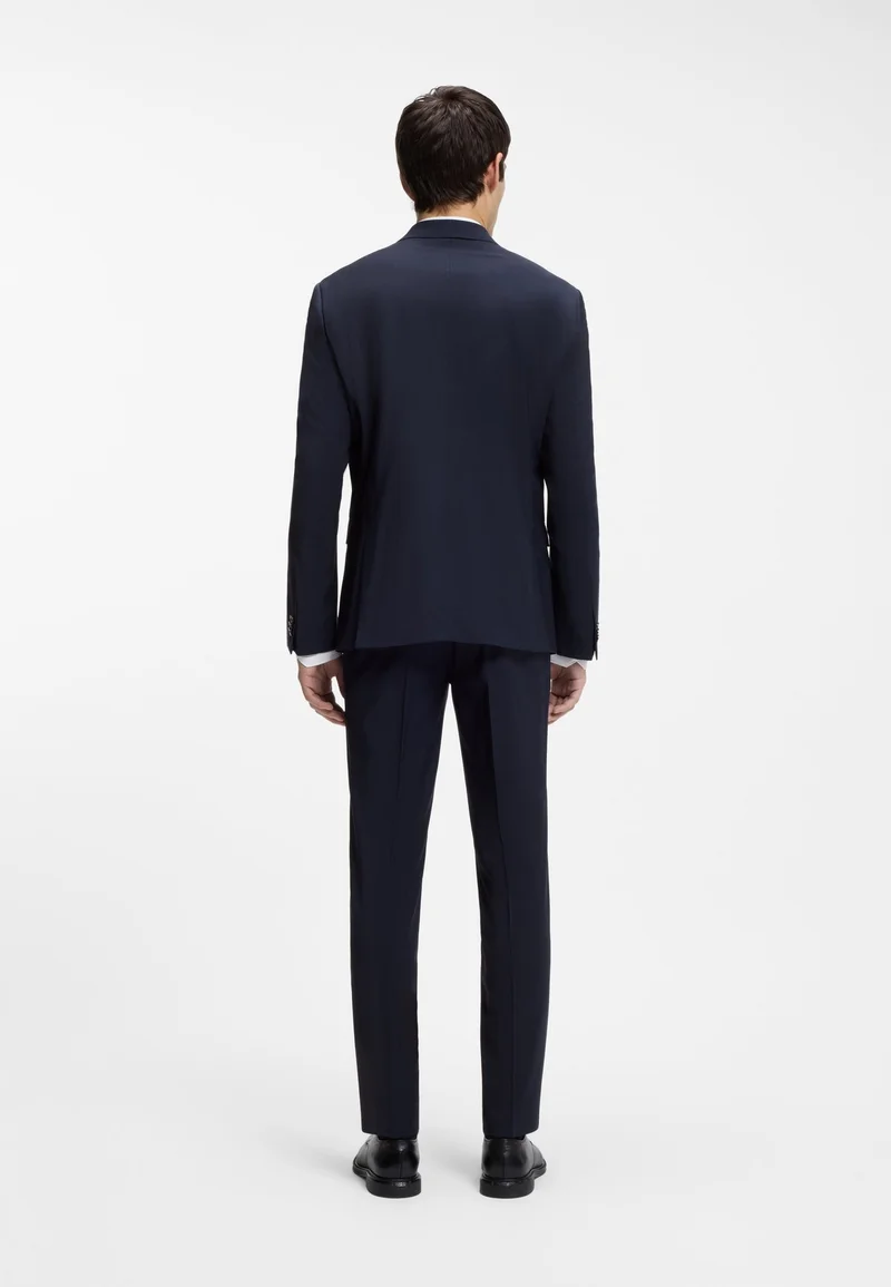 HUGO Dark Blue Two-piece extra-slim-fit suit in a wool blend for Men | Best Price UAE