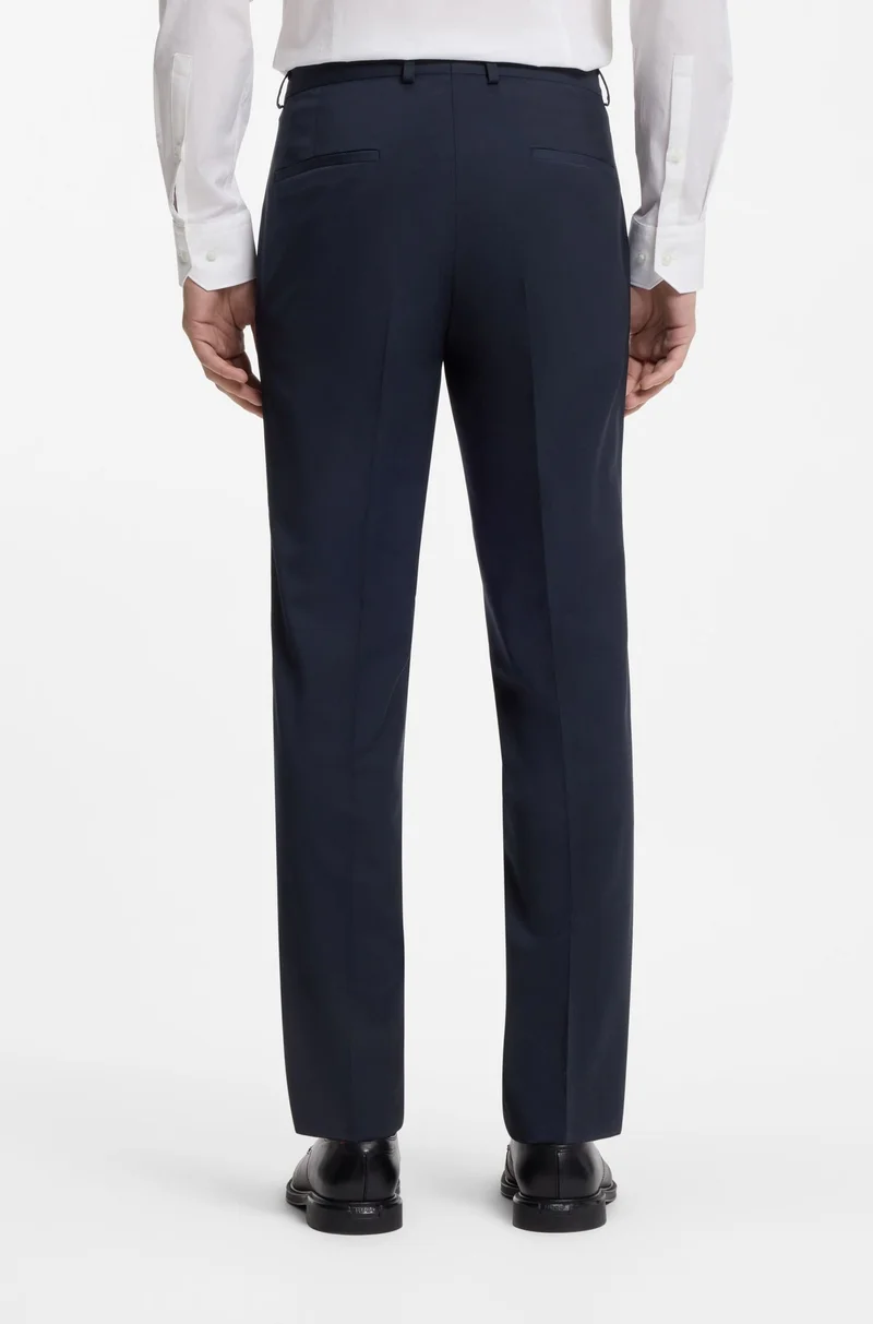 HUGO Dark Blue Two-piece extra-slim-fit suit in a wool blend for Men | Best Price UAE