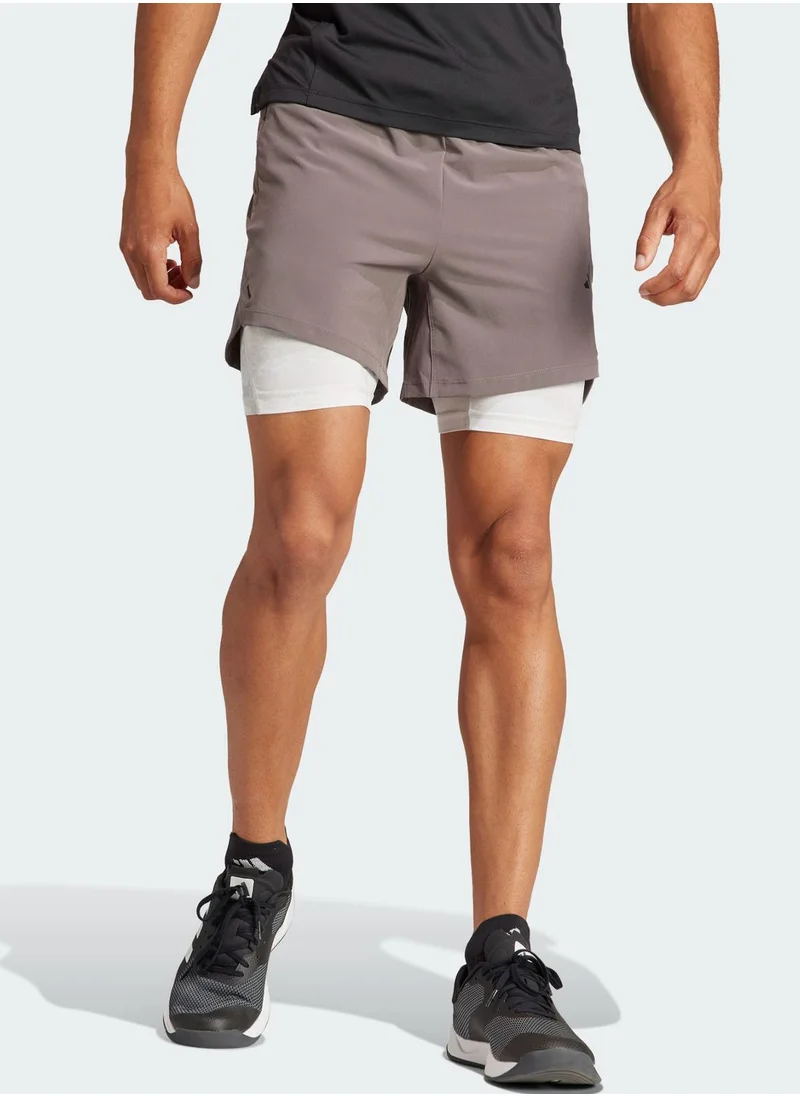 Adidas 2In1 Power Workout Shorts