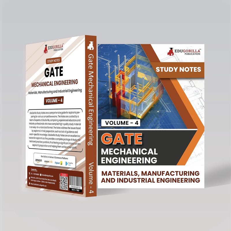 GATE Mechanical Engineering Materials, Manufacturing and Industrial Engineering (Vol 4) Topic-wise Notes | A Complete Preparation Study Notes with Solved MCQs - Image 5