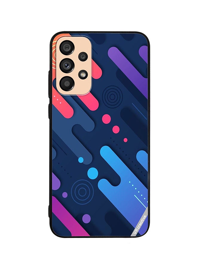 VR CREATIVE Protective Case Cover For Samsung Galaxy A72 Layers Design Multicolour - Image 1