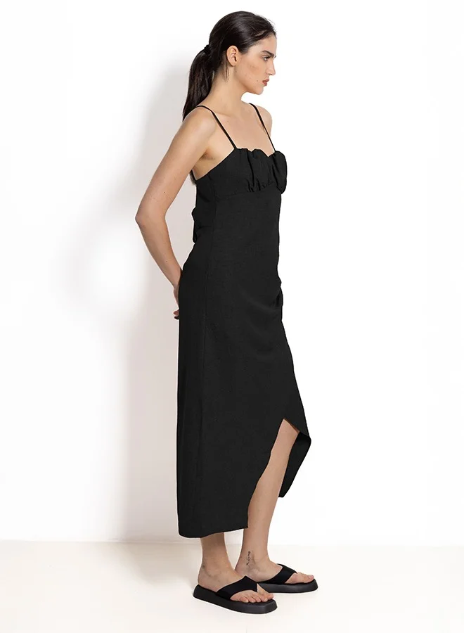 شايبس DETAILED LINEN BLEND DRESS