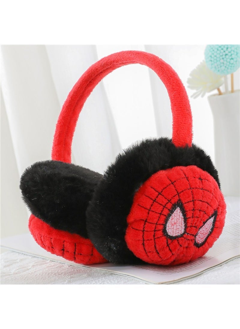 Arabest Cartoon Kids Adjustable Ear Warmers Plush Winter Spider 