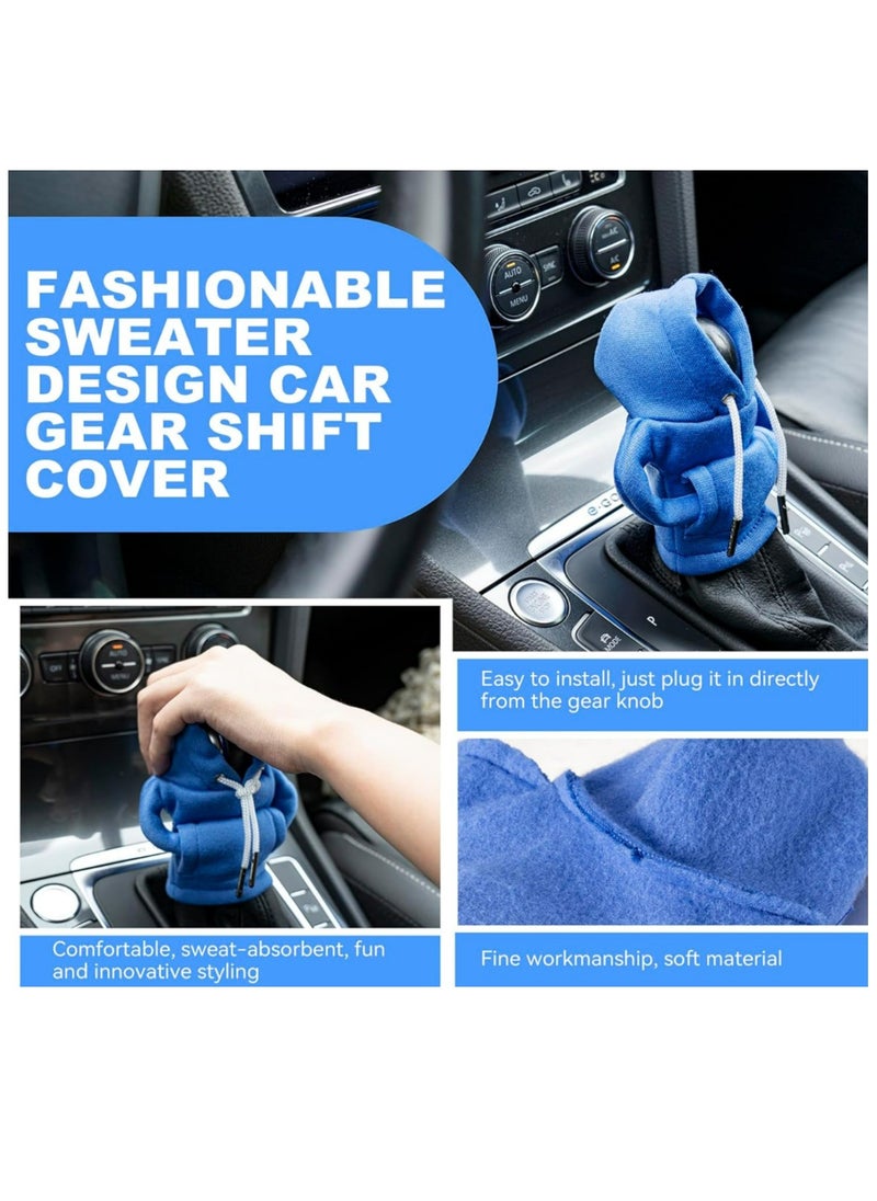 Generic Gear Shift Cover, Car Gear Shift Cover Hoodie, Mini Hoodie for Car Shifter, Shift Knob Cover, Automotive Interior Accessories, Shift Knobs Fashionable Hooded Shirt Car  - Image 4