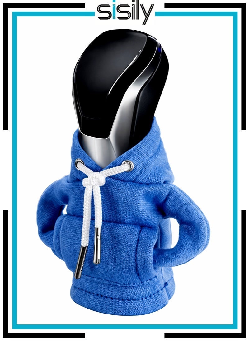 سيسلي غطاء مقبض ناقل حركة السيارة بتصميم هودي، غطاء عصا الجير للسيارات اليدوية والأوتوماتيكية، إكسسوارات داخلية للسيارة - Image 1