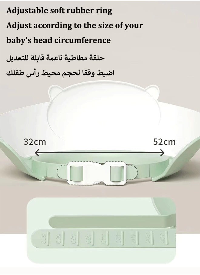 Aissiora Baby shower cap, adjustable silicone shower cap, waterproof shower cap, children's ear protection bath cap, cute lion shape, suitable for children  - Image 4
