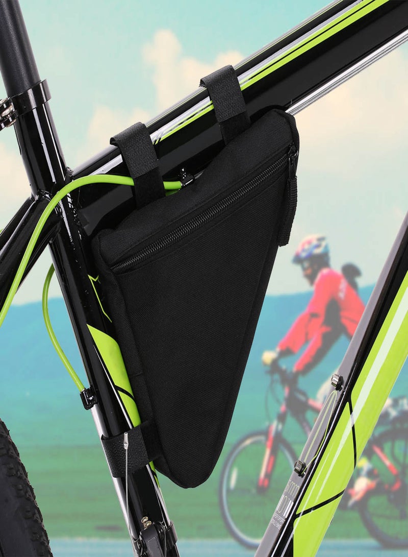 docooler Triangle Cycling Bike Bicycle Front Saddle Tube Frame Pouch Bag Holder Outdoor Bag - Image 1