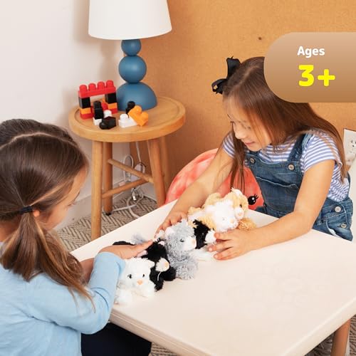 PREXTEX Realistic Looking Small Cat Stuffed Animal - 6 inch Stuffed Kittens with Lifelike Details - Plush Cat Set for Kids, Pet Toys, Home Decor, or Cat Lady Costume - Soft and Huggable - 6 Pack - Image 4