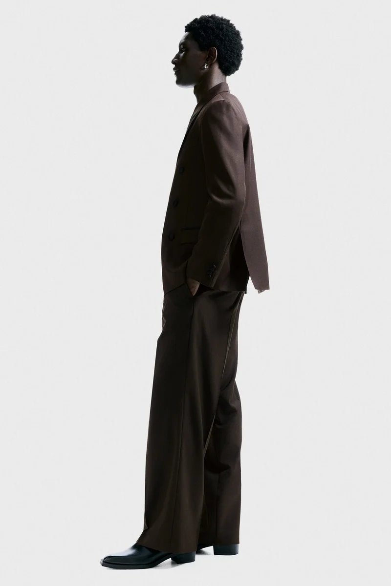 اتش اند ام جاكيت توكسيدو من مزيج الصوف بقصة عادية