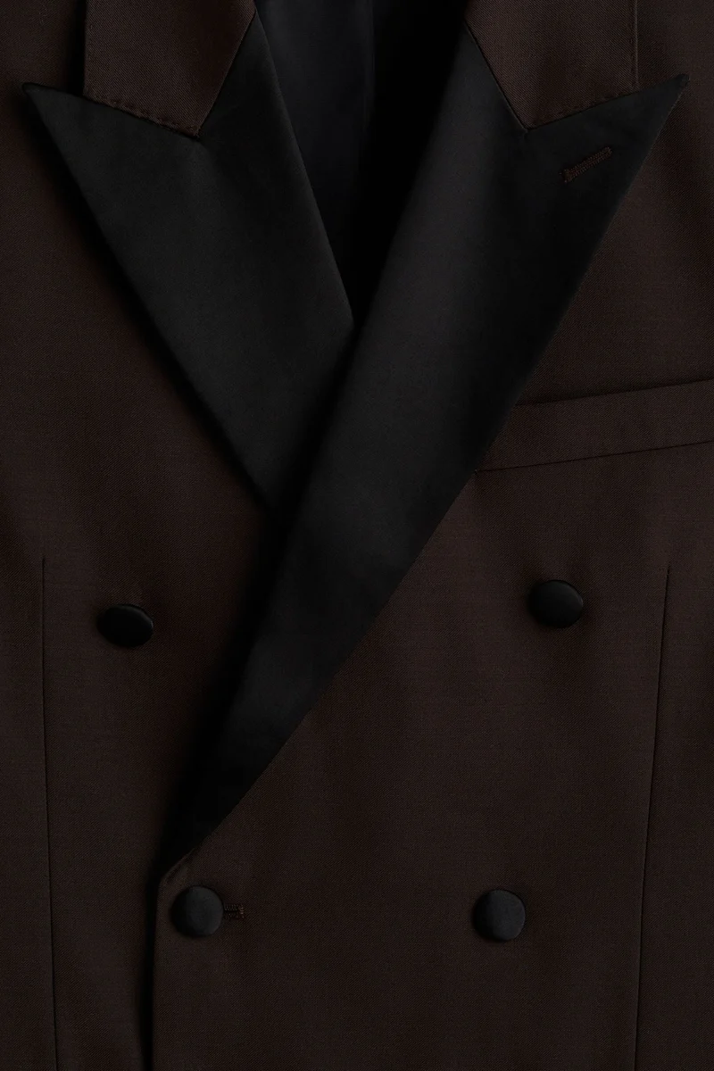 H&M Regular Fit Wool-blend tuxedo jacket