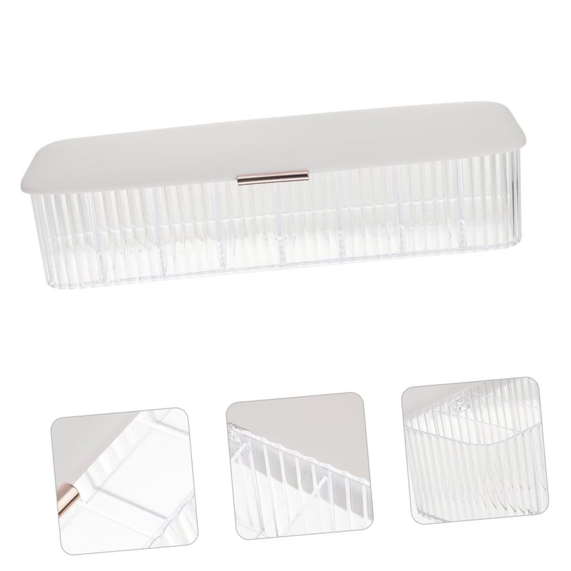 Pink Cable Organizer Box Dustproof Cord Storage For Neat Desk Durable Easy To Clean - Image 5