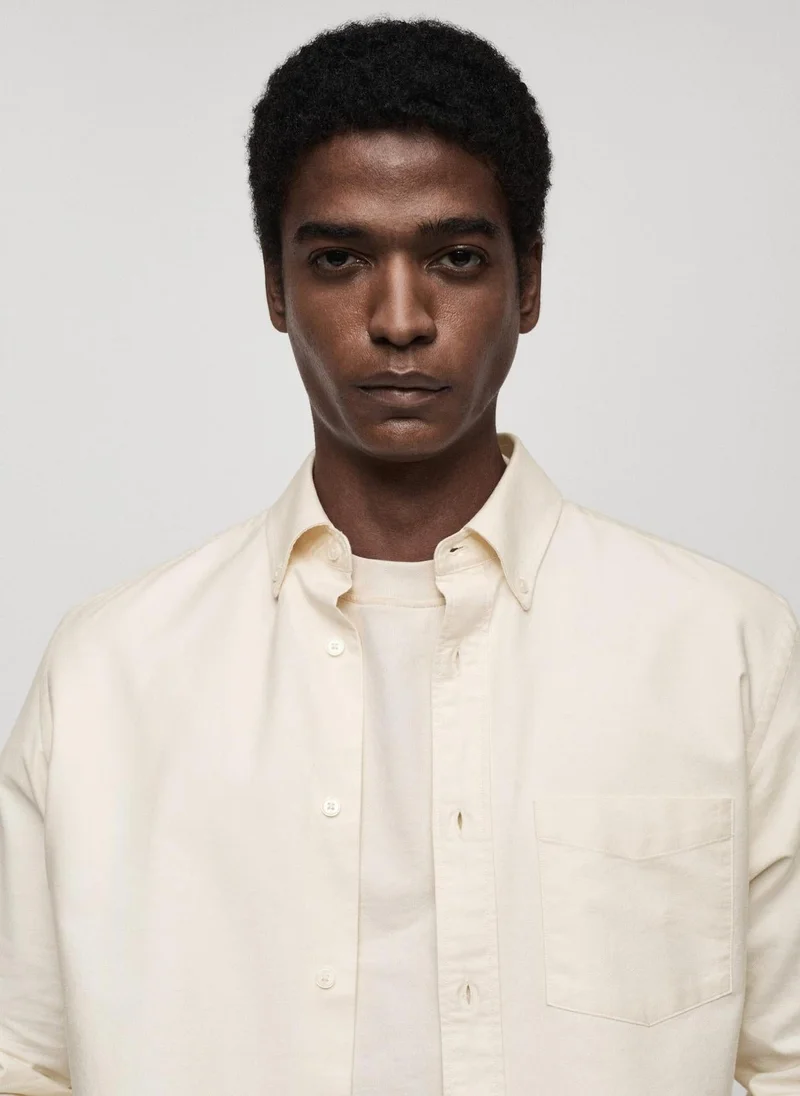 Mango Man essential regular fit shirt