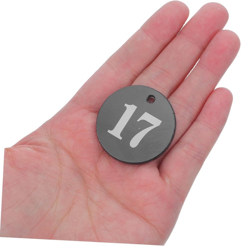 Wear resistant 50pcs Acrylic Round Id Number Tags 1-50 with Hole for Identification Coding, Key Cabinet Organization, Plant Labeling, and Luggage Marking All user group compatible Repeated use trusted quality All space matching look Global upgraded practical design Size-sorted warehouse storage Ready post purchase fulfill Solid anti-deform All condition resistant crafted quality All temp range compatible build Compact trendy practical build Simple multi-feature universal build Modern practical shape Budget friendly sizing alternatives Remote village delivery cover Stable domestic stock Dispersed regional warehouses Bulk storage easy optimized build Systematic nationwide ship Non sticky surface Pre-stock well-packed goods Budget friendly premium quality Multi-use well-engineered build Temp fluctuation resistant crafted quality Global trendy simple build - Image 4