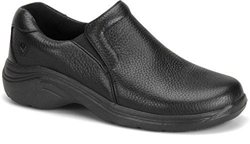 Nurse Mates Dove Women's Shoes | Full-Grain Leather | Slip-Resistant | Black | 8.5 Medium - Image 3