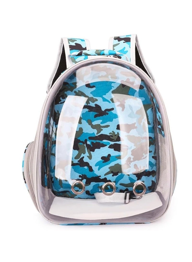 Generic Breathable Portable Backpack Carrier Carrying Bag for Small Medium Dogs Cats, Space Capsule Pet Carrier for Hiking Travel  - Image 1
