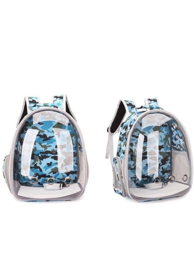 Generic Breathable Portable Backpack Carrier Carrying Bag for Small Medium Dogs Cats, Space Capsule Pet Carrier for Hiking Travel  - Image 3