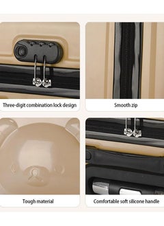 GoldenLike Kids Luggage Children Travel Suitcase 20 Inch Cartoon Rolling Trolley Case with Wheels Children's Carry on Luggage for Boys Girls Travel and School  - Image 5