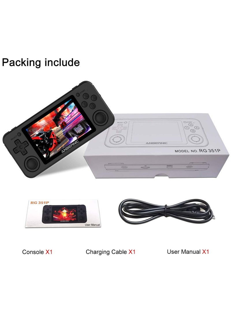 ANBERNIC  RG351P Handheld Game Console, Opening Linux Tony System Built-in 128G - Image 1